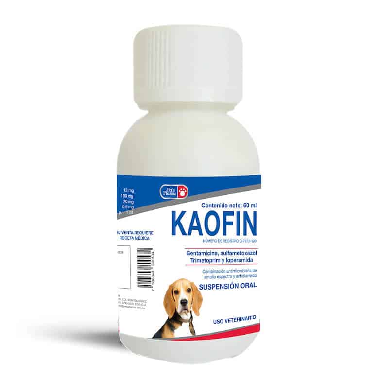 Pets Pharma Kaofin Antidiarreico para Perro/Gato, 60 ml y 100 ml