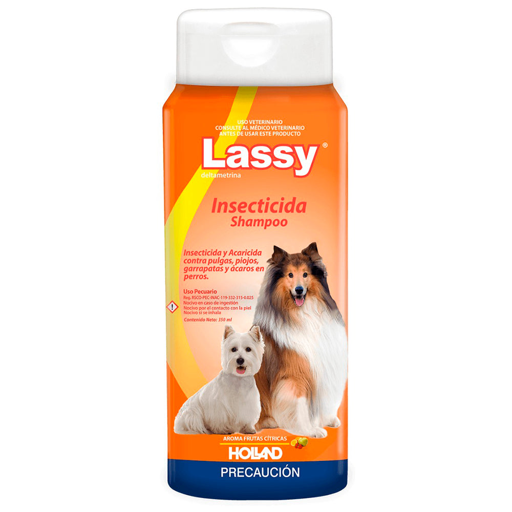Holland Lassy Shampoo Antipulgas para Perro, 350 ml