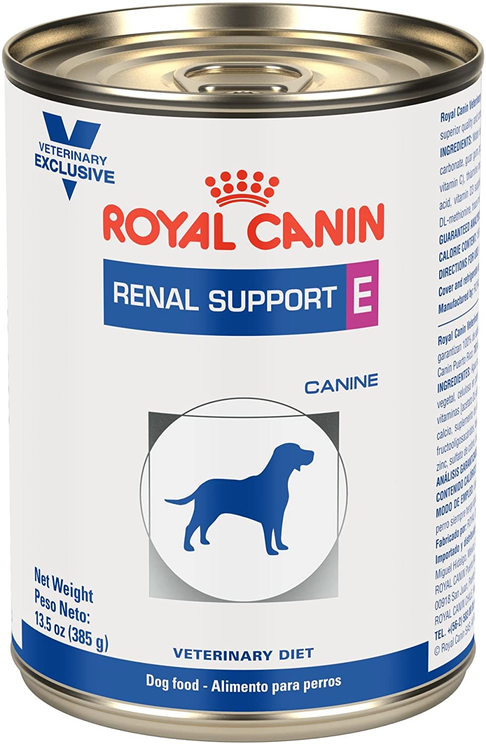 Royal Canin Prescripción Alimento Húmedo Renal Support E Canine para Perro, 385 g