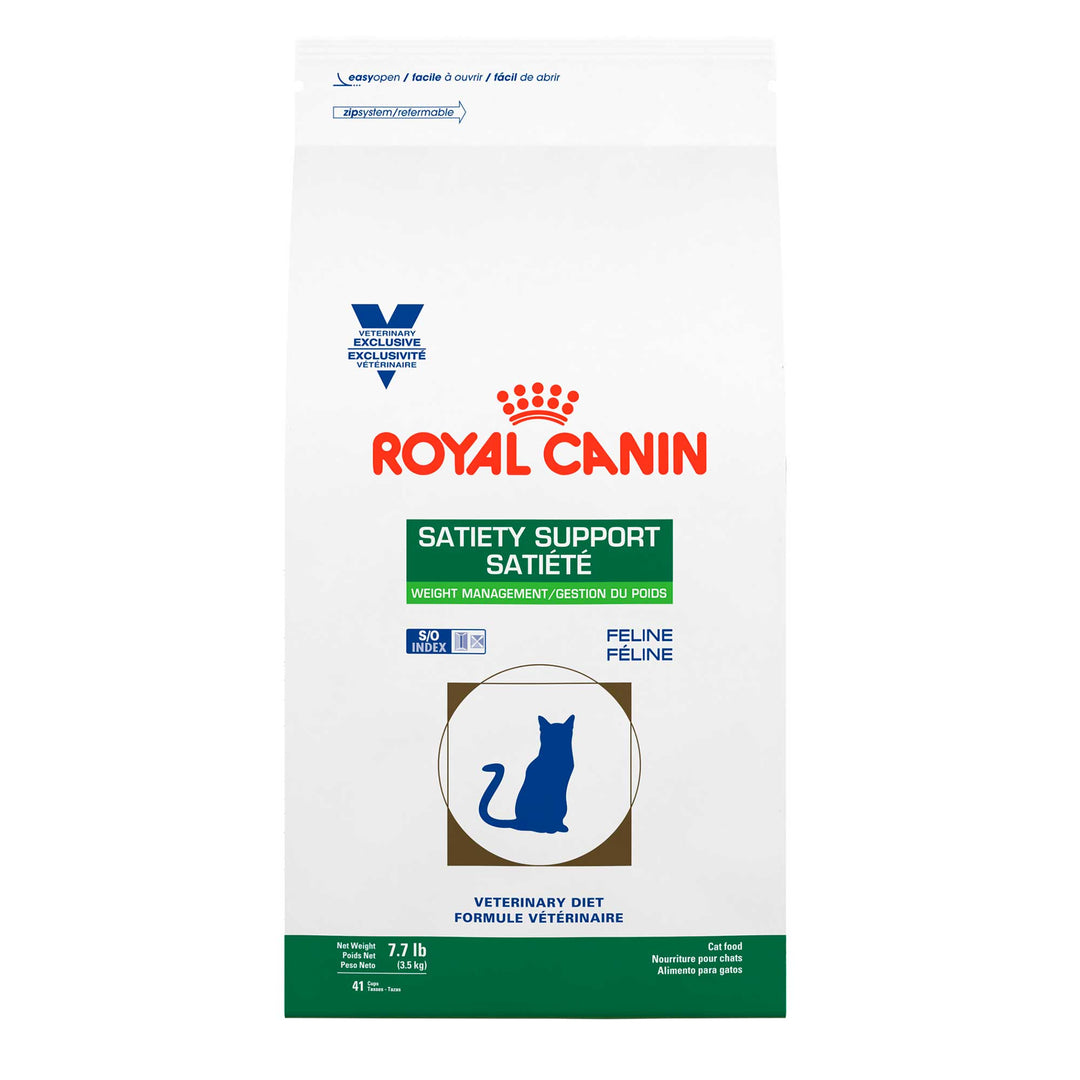 Royal Canin Prescripción Alimento Seco Satiety Support Feline para Gato, 1.5 kg, 3.5 kg y 8.5 kg
