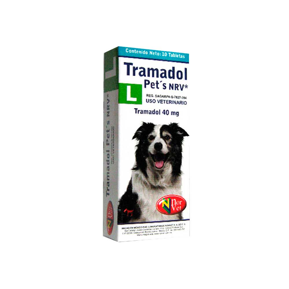 Norvet Tramadol Pet’s Analgésico para Perro, 10 tabletas