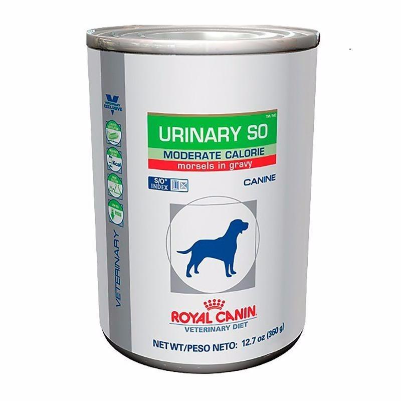 Royal Canin Prescripción Alimento Húmedo Urinary So Mod Cal MIG para Perro, 368 g