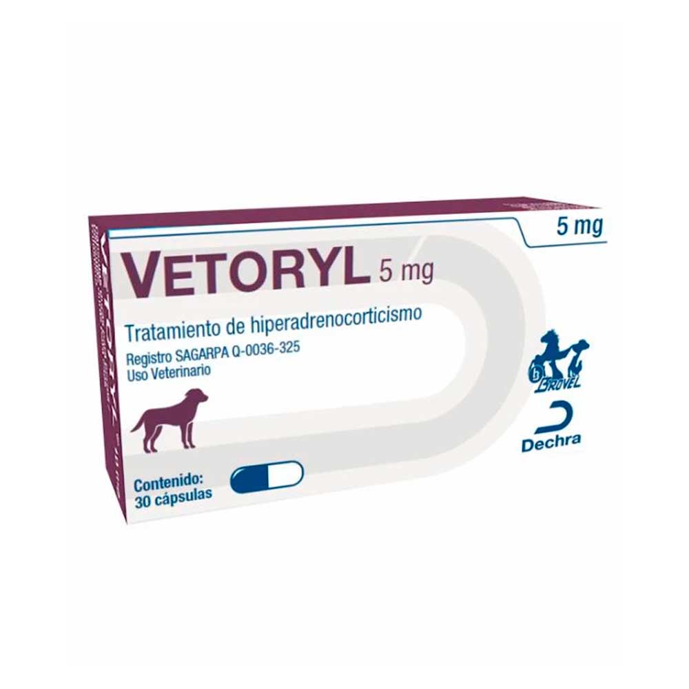Dechra Vetoryl para Perro, 5 mg, 10 mg, 30 mg, 60 mg y 120 mg